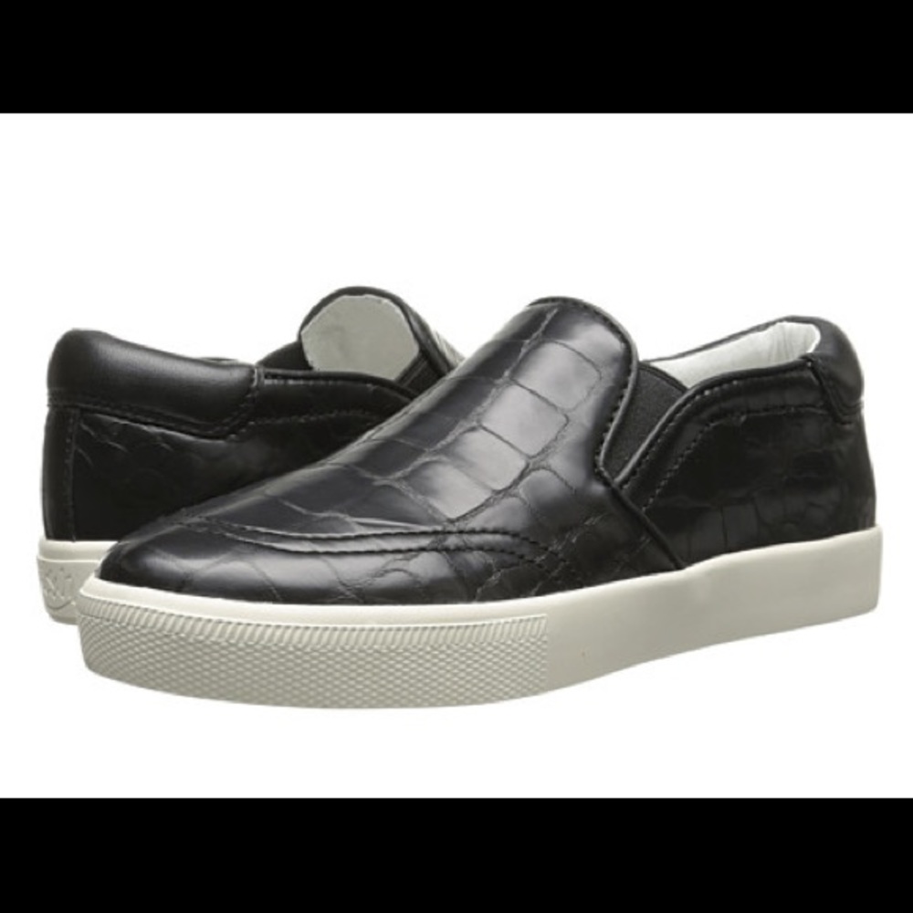 Leather Slip on Sneakers